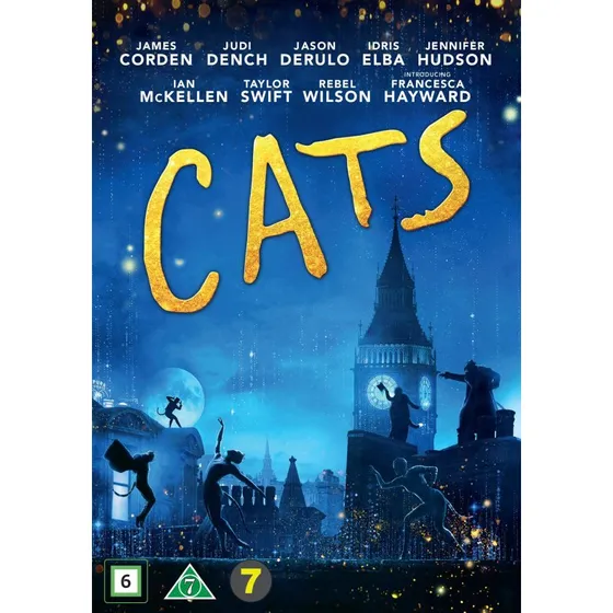 Cats (2019) DVD – Musical med James Corden & Taylor Swift