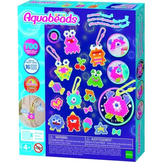 Aquabeads Crazy Monsters – Vandskabte Neonmonstre