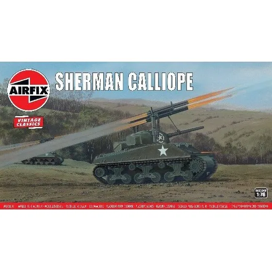 Airfix Sherman Calliope 1:76 Byggesæt - Vintage Classics