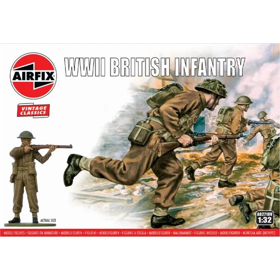 Airfix WWII British Infantry 1:32 Vintage Classics