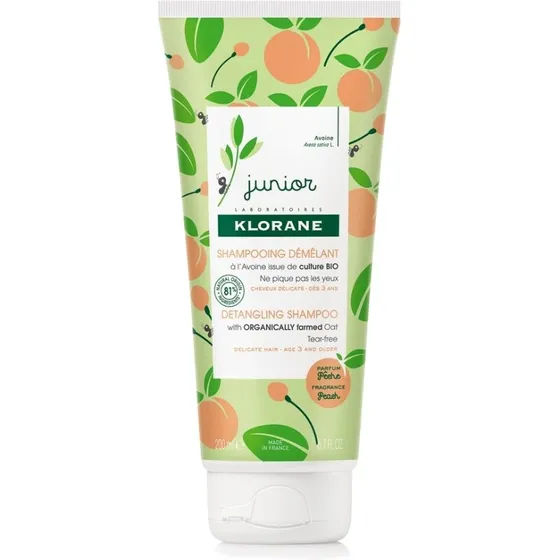 Klorane Junior Peach Shampoo 200 ml