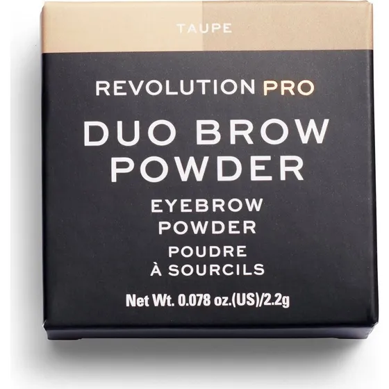 Makeup Revolution REVOLUTION PRO Vegansk Øjenbrynspulver Taupe 22g