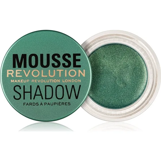Makeup Revolution Creme Mousse Øjenskygge Emerald Green 4 g