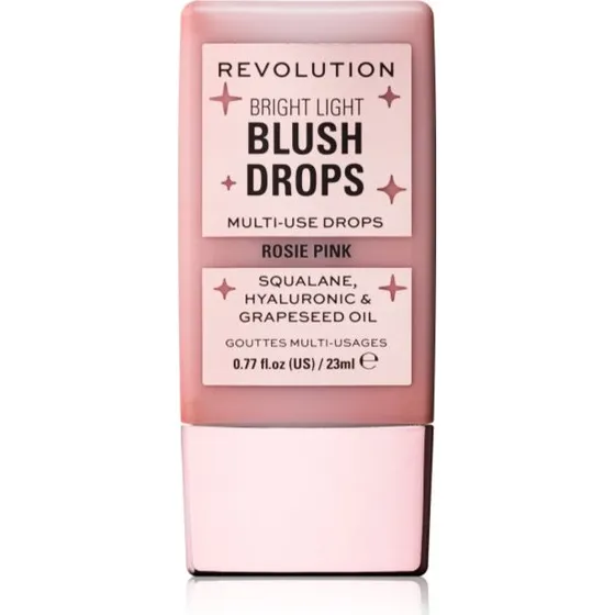 Revolution Beauty Bright Light Blush Drops Pink Rosie 23ml