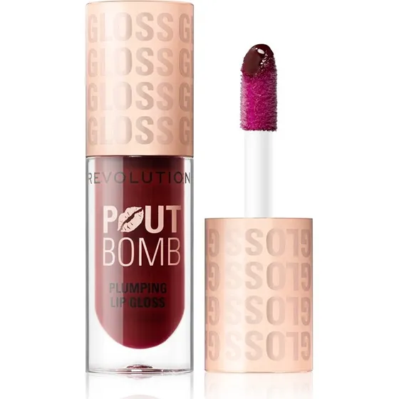 Makeup Revolution Pout Bomb Plumping Gloss Jelly Berry Mauve 4,6 ml