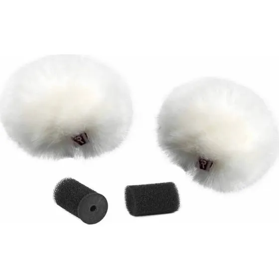 Rycote Windjammer Lavalier Ristretto Par Hvid
