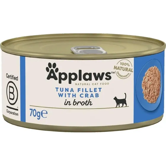 Applaws Tuna & Krabbe Vådfoder, 70 g