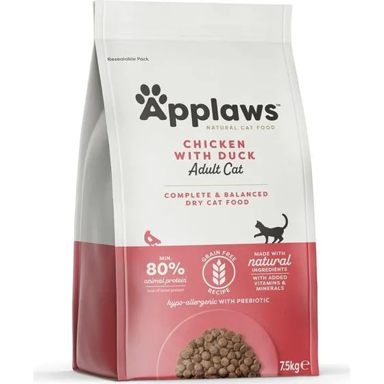 Applaws Kylling & And 7,5 kg tørfoder