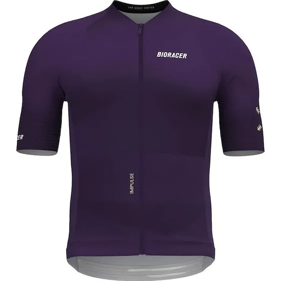 Bioracer Icon Impulse Cykeltrøje Korte Ærmer Dark Violet Herre 2XL