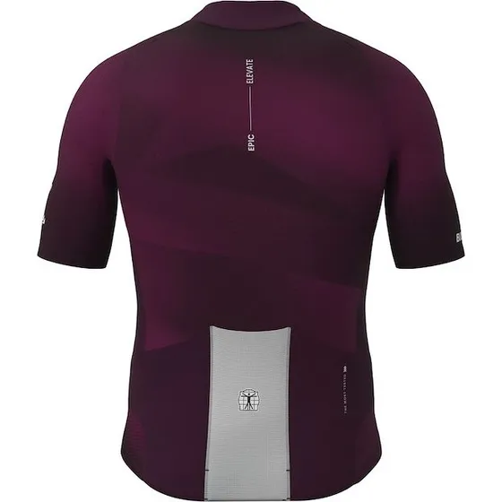 Bioracer Epic Elevate Cykeltrøje Korte Ærmer Burgundy Red Herre