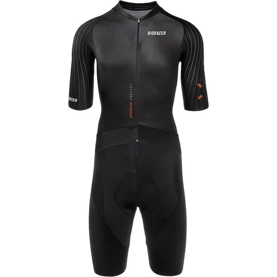 Bioracer Speedwear Road Race Suit sort herre 2XL