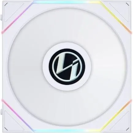 Lian Li UNI FAN TL-LCD Wireless Reverse 140mm Hvid med RGB