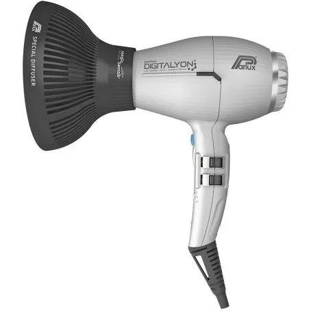Parlux Digitalyon 2.400 W ionisk hårtørrer, sølv
