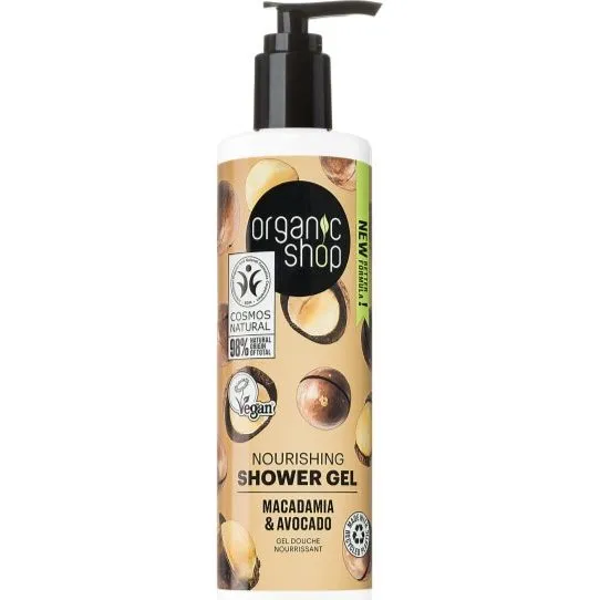 Organic Shop Macadamia & Avocado Næringsrig Shower Gel 280 ml
