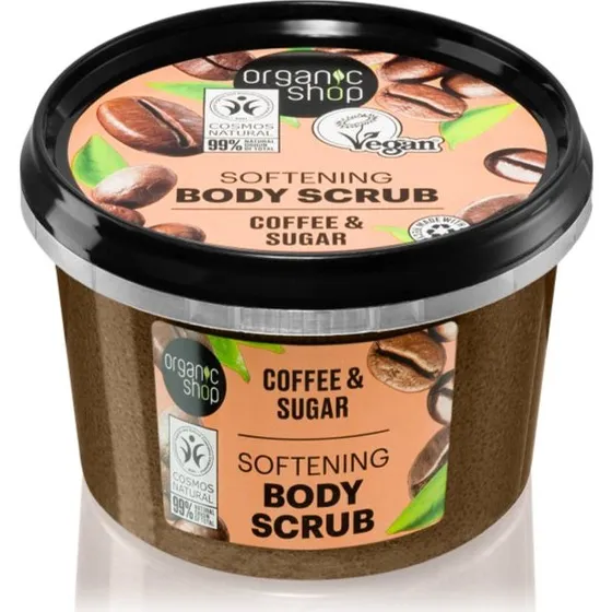 Organic Shop Økologisk Kaffe & Sukker Body Scrub 250 ml