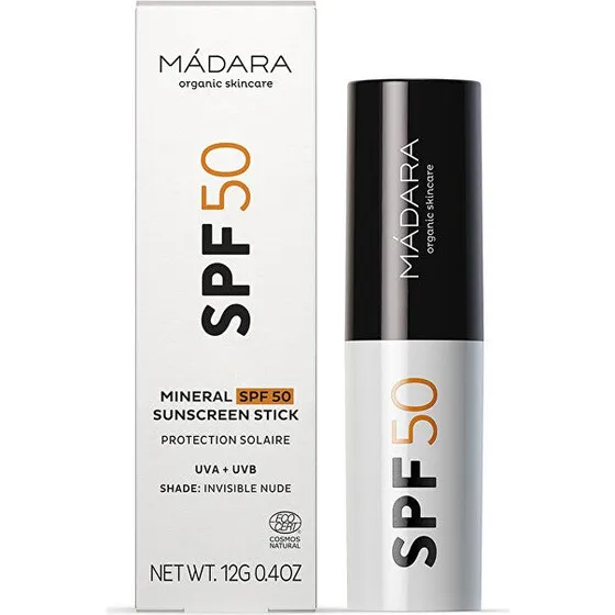 Mádara Mineral SPF50 Solbeskyttelsesstift 12 g