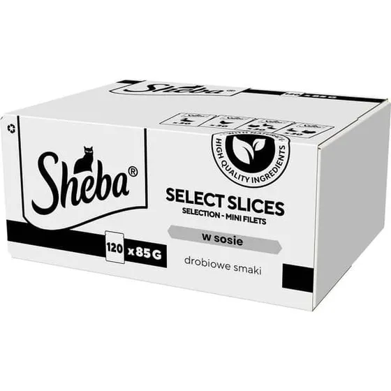 Sheba Select Slices Fjerkræ, 120 x 85g