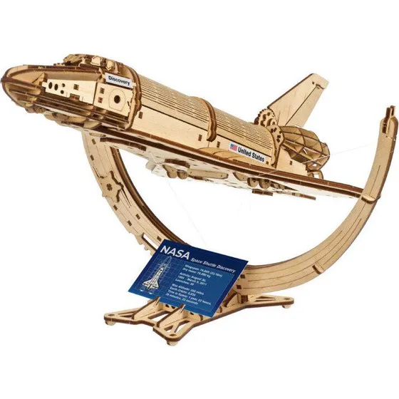 Ugears 3D Træmodel NASA Discovery Shuttle, 315 dele