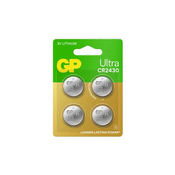 GP Ultra Lithium CR2430, 4-pak