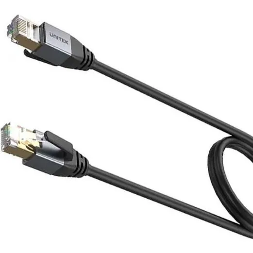 UNITEK Cat8 netværkskabel 3 m sort S/FTP