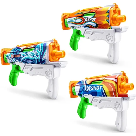 Zuru X-shot Hyperload Fast-Fill Skins Vandpistol - Assorteret