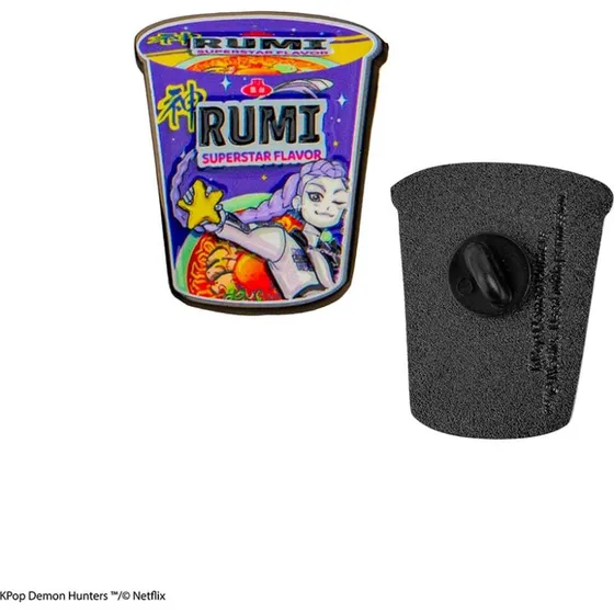 Cinereplicas Rumi Superstar Flavor Noodles Pin Badge