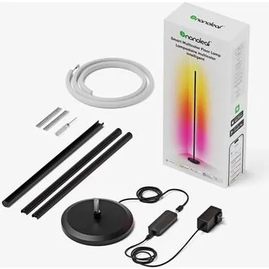 Nanoleaf Smart Multicolor Gulvlampe 22 W 1.700 lm Sort