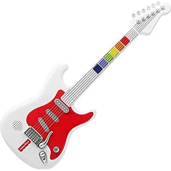 Fisher-Price Rød Børneguitar - Musiklegetøjsguitar