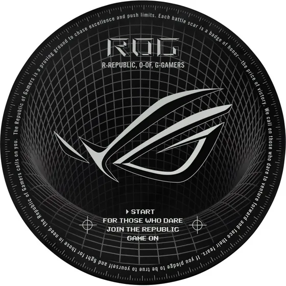 ASUS ROG Cosmic Mat II Sort, 117 cm