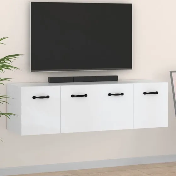 vidaXL Vægskabe 2 stk. 80x35x36,5 cm hvid konstrueret træ