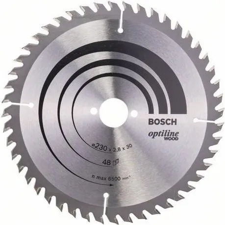 Bosch Optiline Wood Rundsavklinge 230x30x2,8 mm, 48T