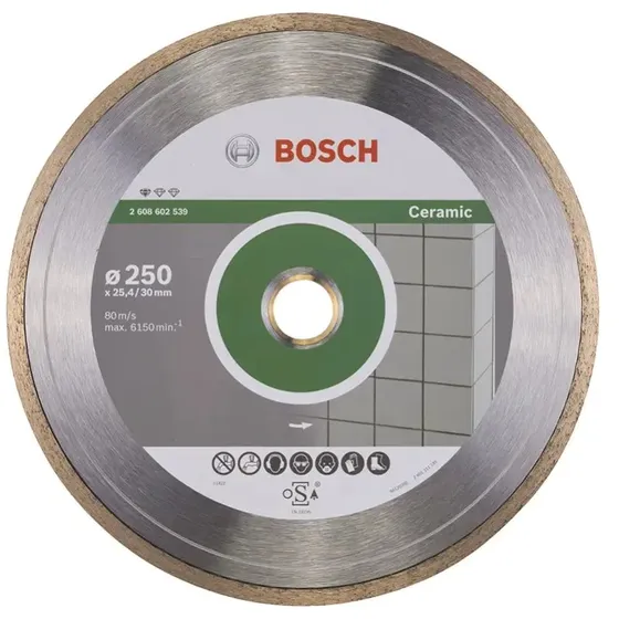Bosch Diamantskive 250x30/25,4mm Prof Ceramic - 2608602539