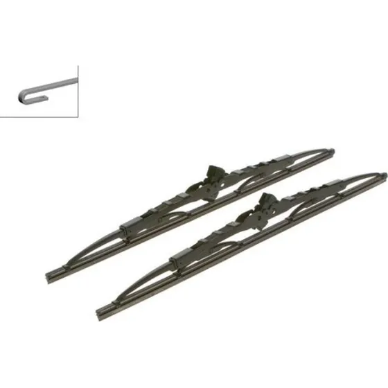 BOSCH Viskerblade Twin 425 mm, 2 stk, foran & bag