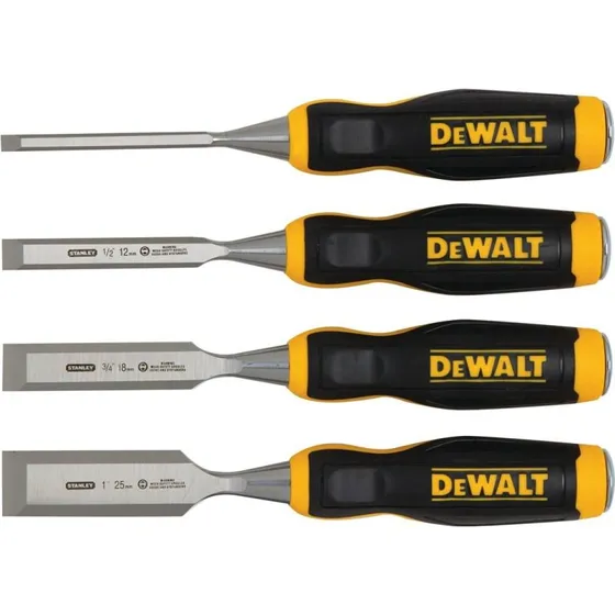 DeWALT Stemmesæt Træ 6/12/18/25mm, 4 dele