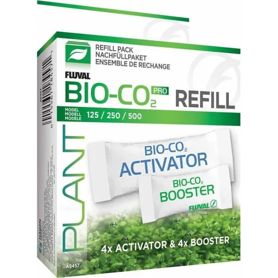 Fluval Bio Co2 Refill - (141.8954) - 4 Activator-gærposer & 4 Booster-tabletter