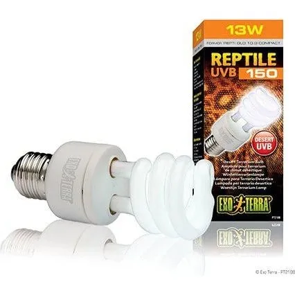 Exo Terra Reptile UVB150 13W E27 - Ørkenlys for terrarier