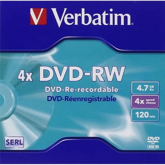 Verbatim VB-DMW44JC 4,7 GB DVD-RW, 4x skrivhastighed