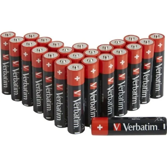 Verbatim AA Alkaliske Batterier 24-pak
