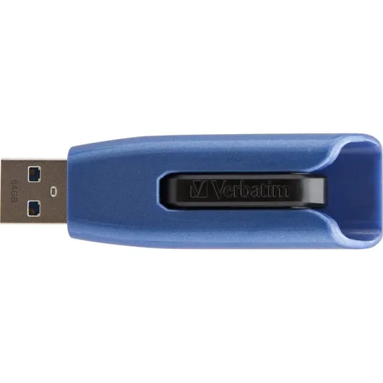 Verbatim Store 'n' Go V3 MAX 128GB USB 3.0 Sort/Blå