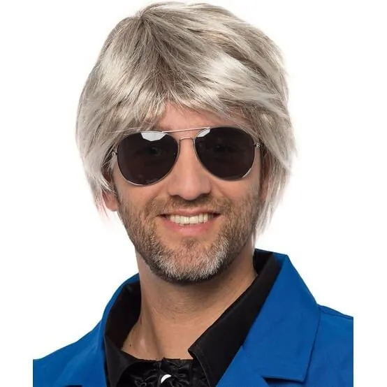 Heini kort blond Schlager-paryk