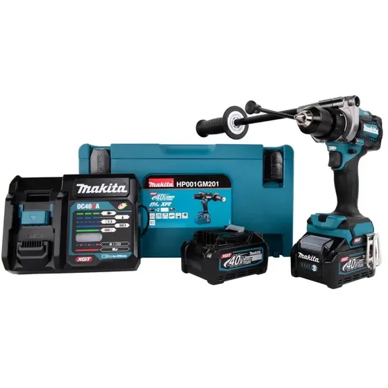 Makita XGT Slagboremaskine HP001GM201 40V 4,0Ah