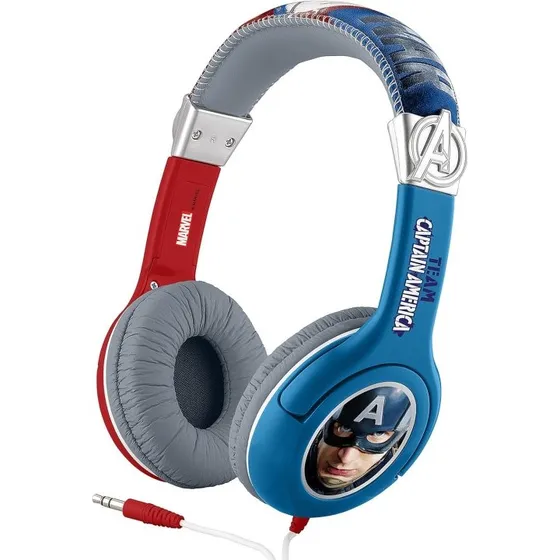 eKids Captain America Stereohovedtelefoner