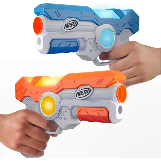 NERF Laser Ops Arena 2-pack – Intense Red vs. Blue Laser Duel