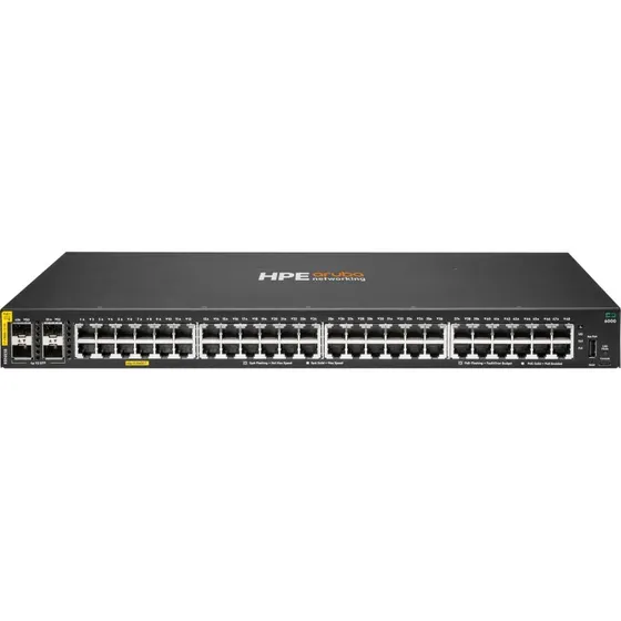 HPE Aruba CX 6000 48p PoE+ 4x SFP 1G 370W Switch