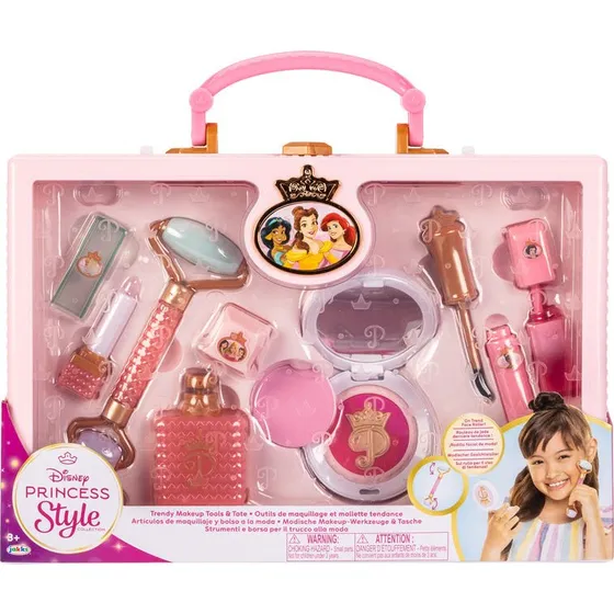 Jakks Disney Princess Trendy Makeup Taske med Jade-Roller