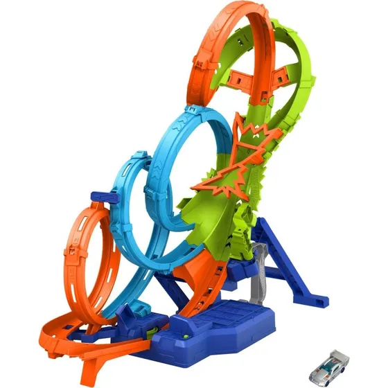 Hot Wheels Action 4-Loop Crash Out-banesæt