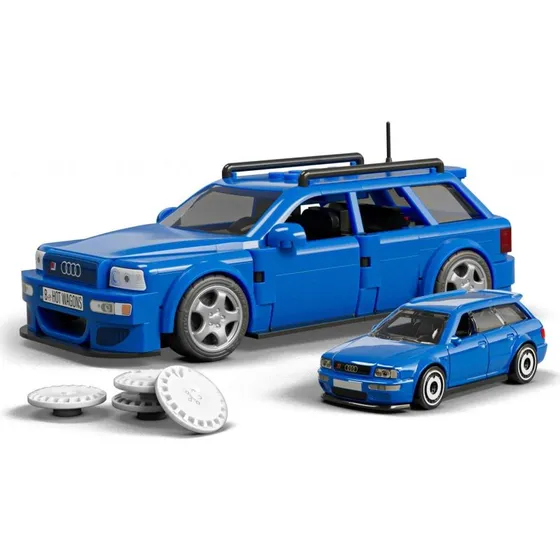 Audi Avant RS2 1994 1:32 modelbyggesæt med 250 dele