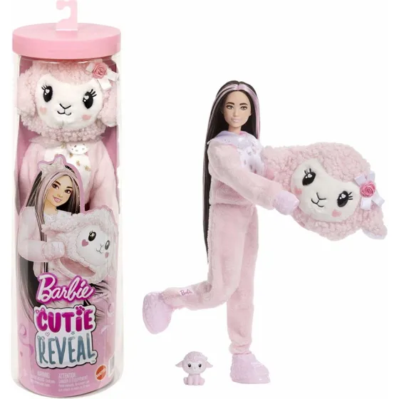 Barbie Cutie Reveal Lamb Dukke med 10 Overraskelser
