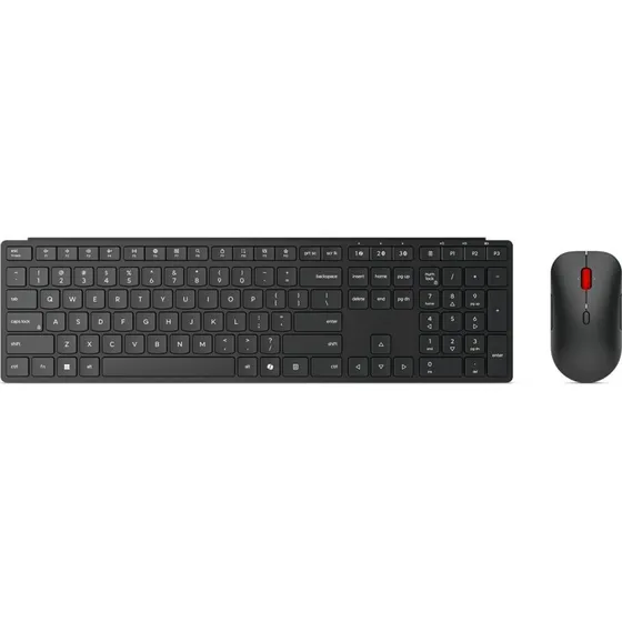 Lenovo Pro Combo 6000 Trådløs Tastatur & Mus - Nordisk, Brun