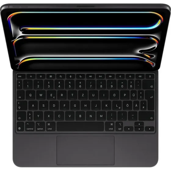 Apple Magic Keyboard Tastaturcover QWERTZ, sort til 11-tommer iPad Pro (M4)